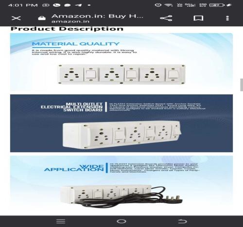 LINK O MOON Combined Power Box with Switch Socket (16 AMP) 16 A Five Pin Socket