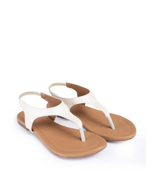 Joytouch Women Flat Sandals (Cream)