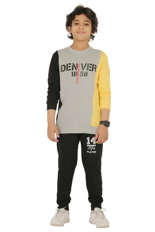 Boys Casual T-shirt Track Pants