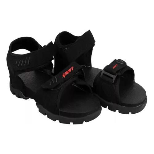 SFR XXX-01 Lightweight Black & Red Sports Sandals for Boys
