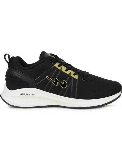 Campus REXTON PLUS Black Men's Running Shoes