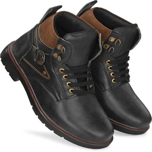 DLS WEAR BOOTS FOR MEN Boots For Men (Black)