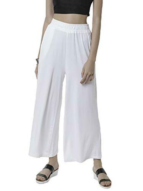 De Moza Women White Liva Palazzo - M