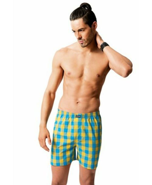 CRUSOE MENS COTTON CLASSIC BOXER PACK OF 2(ASSORTED COLOR & CHECKS / X-LARGE)