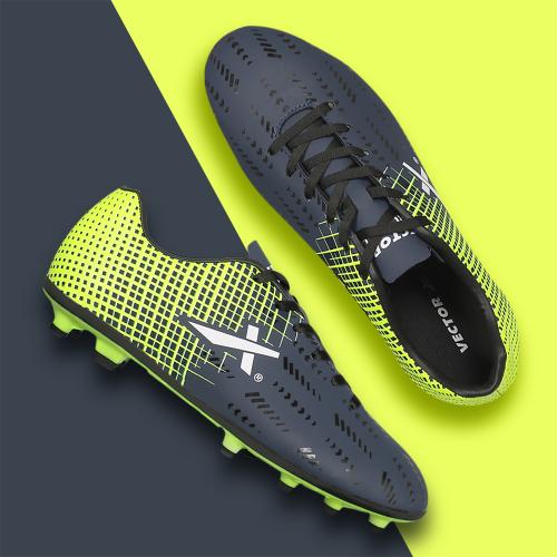 Vector X Royale Football Shoes for Men's (Navy,Green)