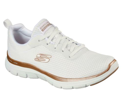 Skechers FLEX APPEAL 4.0-BRILLIANT VIE White Sports Shoes for Womens