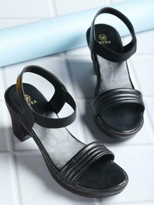 myer black heels