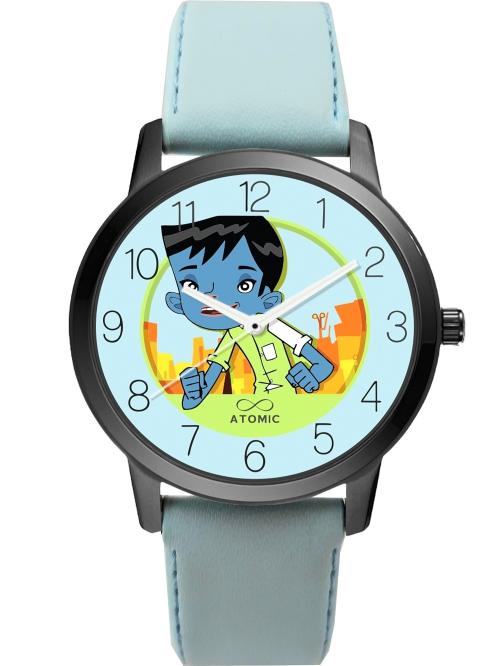 Atomic Roll No.21 Krishna (Kids Series) Analog Watch - For Boys & Girls | With Trending SkyBlue Strap & Design