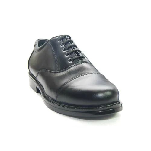 Bonicci Genuine Leather PU Sole Light Wight Oxford Black Formal Shoes for Men - UK/IN 41