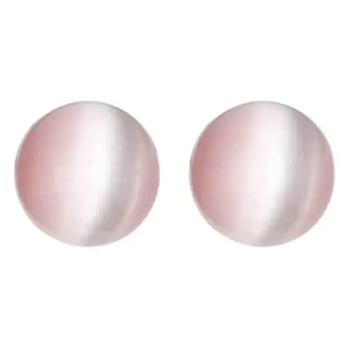 Giva Sterling Silver Pink Gradient Stud Earrings For Women