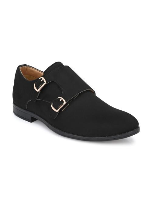 El Paso Men'S Black Faux Leather Designer Formal Shoes