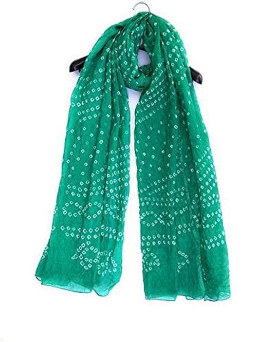 Zoxxie Fashion Bandhej Chinon Silk Dupatta Pour Femme