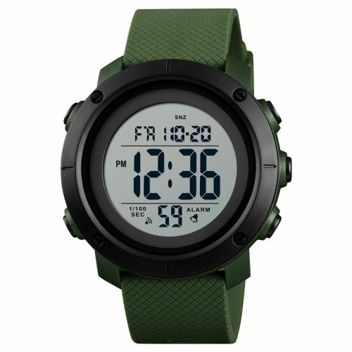 SKMEI Men's Digital Sports Watch 50m Waterproof LED Military Multifunction Smart Watch Stopwatch Countdown Auto Date Alarm - 1429