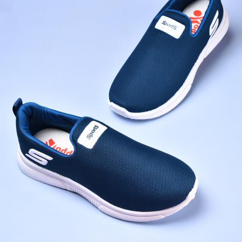 Divine Shoe’s Men's Blue Mesh Slip On Walking/Outdoor/Gym & Traning/Running Sports Shoes