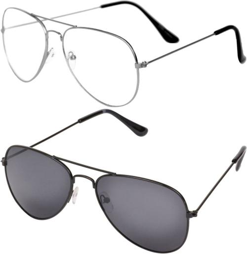Buy PEKUNIARY Full Rim UV Protection Aviator Sunglasses For Men & Women