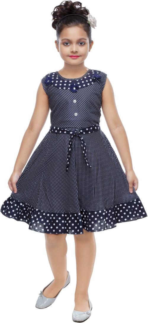 F2CLUB Girls Yellow Cotton Blend Dress (6-7 Y)