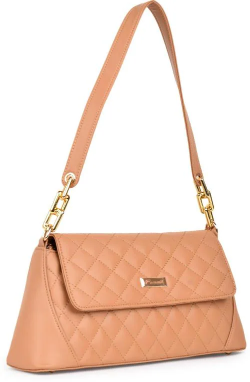 Fommil Women Tan Shoulder Bag JioMart