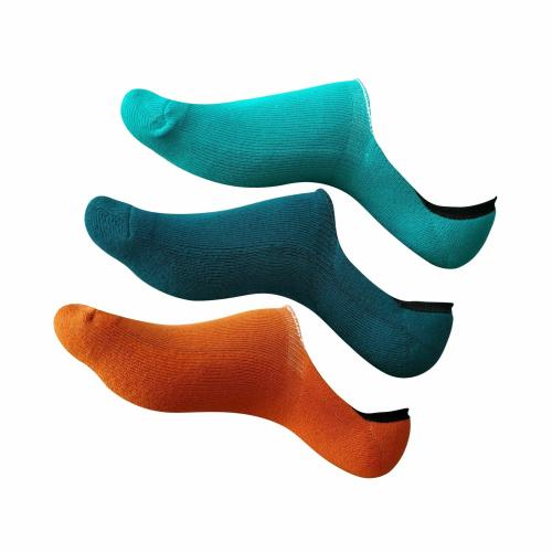 AIR GARB No Show Loafer Socks - Ultra-Soft Cotton Foot Cover Socks for Men & Women - Breathable Loafer/Invisible Design for All-Day Wear(pack of 3)