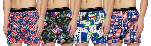 Rck Rockers Men Outer Elastic Boxers Combo Pack Of 4_Size_XL (Assorted)