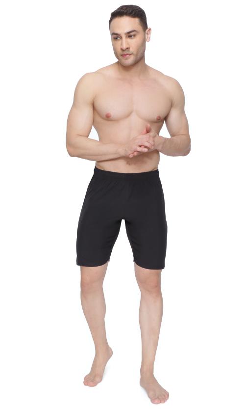 Savage Mens Shorts Dri Fit|Short Pants for Men|Lycra Stretchable Regular Fit Men's Running Shorts|Athletic Shorts For Men Large Size, Waist Size 32 inch, Black