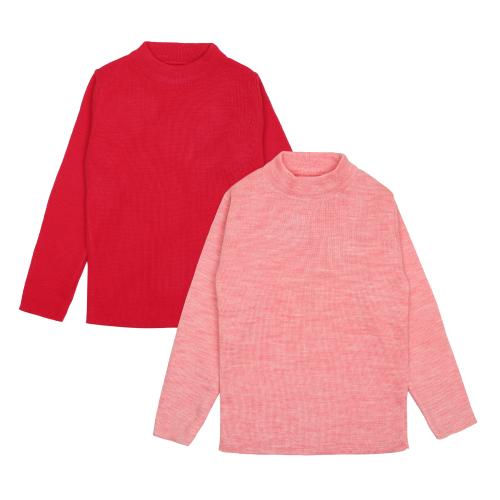 Elefantino Acrylic Full Sleeve Round Neck Sweater Skivi For Kids Pack of 2