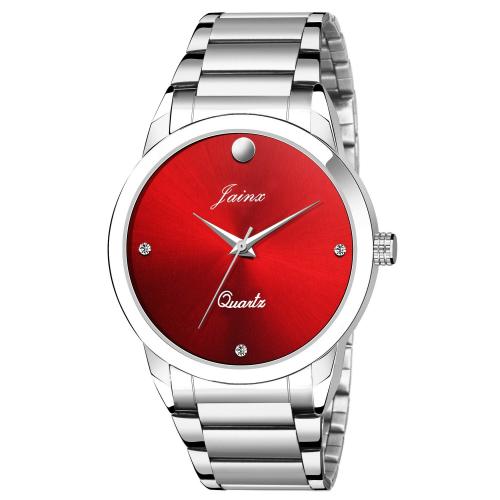 Jainx Red Dial Analog Watch For Men