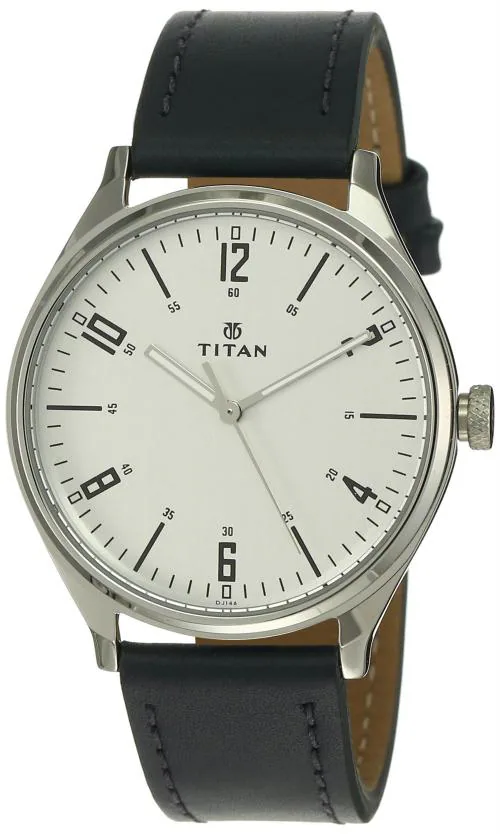 Titan Analog Dial Silver Band Blue Neo Iv Watch-1802Sl02 For Men