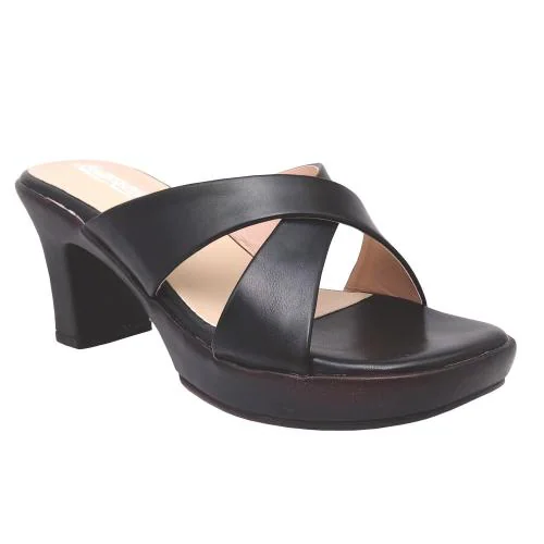 Racecourse Black Heels for Women
