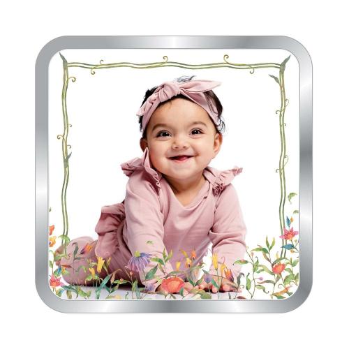 Precious Moments Personalised NewBorn Baby Silver Coin 10 Gram | 20 Gram | 50 Gram | 100 Gram BIS Hallmarked with Gift Box 999 Pure by ACPL