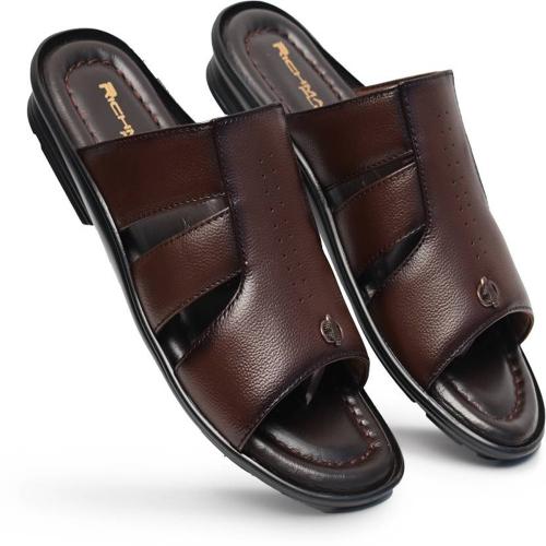 Richman Plus Comfortable Super Flip Flops For Men (Brown)