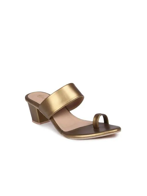 Picktoes Trendy Copper high heels for girls and women