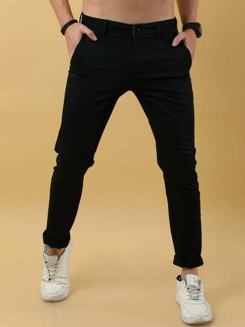 TAILORAEDGE CLASSIC SATCO TROUSERS Color BLACK Size 40