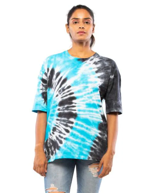 Lappen Fashion Tie Dye Oversize Tshirt for Women