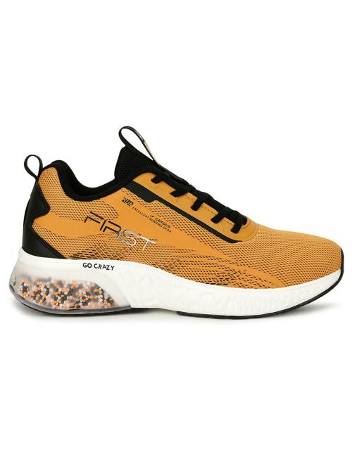 Campus FIRST Yellow Men's Running Shoes