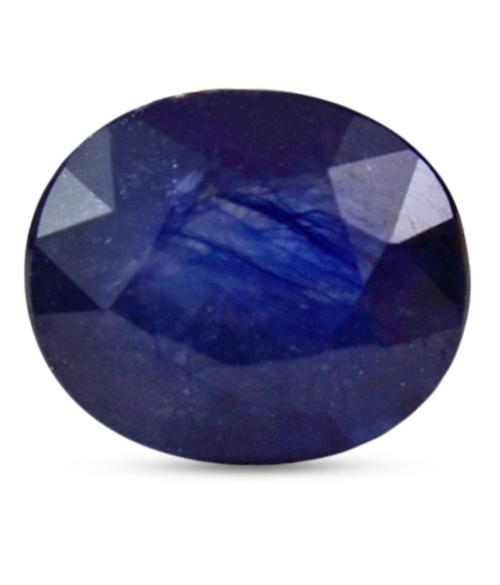 Aurra Stores Blue Certified 6.5Ct Blue Sapphire (Neelam) Loose Gemstone
