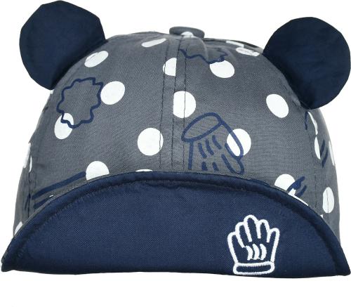 Soku Shopee Boys and Girls Blue Cotton Blend Cap