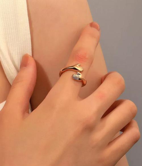 Vembley Loveable Gold-plated Adjustable Friendship Promise Hug Ring