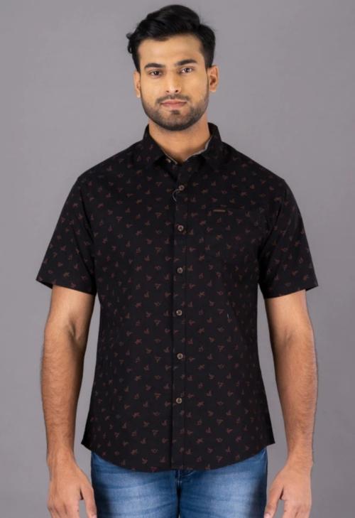 Mens Casual Printed Half Sleeve shirt