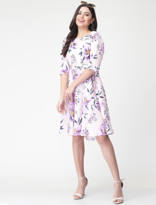 MISS AYSE Multicolor Printed Cotton Long Kurti A-line Maxi Dress| Dresses| Women Dress| Party Dress| Maxi| Western Dress| Printed Gown| midi dresses| Dress for Women| Maxi Dress for women