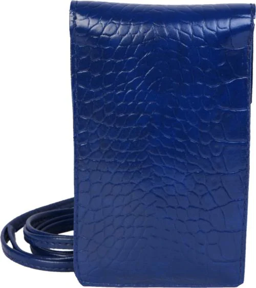 Ritupal COLLECTION Blue Leatherette Sling Bag