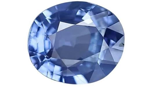 Feel Touch Mart Neela Pukhraj Ratan 13 Carat Blue Sapphire Original Certified High Rated Sri Lanka Earth Mine Ceylon Nila Stone With Transparent Blue Stone 14.25 Ratti