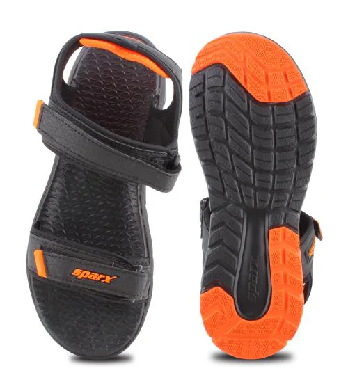 Sparx Black sandals-clogs Men SS-571