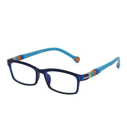 Vast TRU BLU Kids Blue Ray Blocking & Antiglare Zero Power Round Computer Eyeglasses (Age:- 4-7 Yrs)