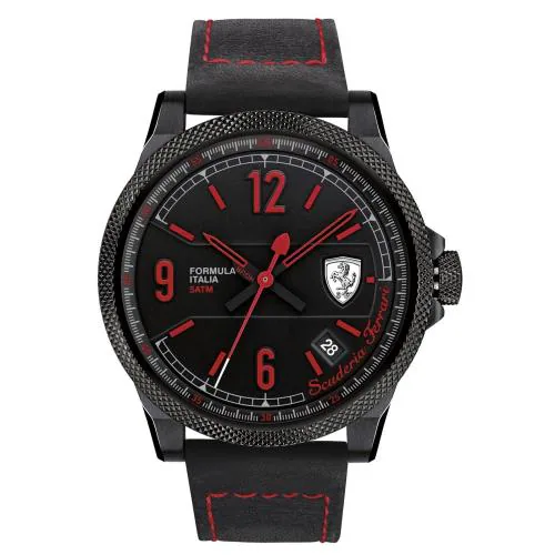SCUDERIA FERRARI FORMULA ITALIA S Analog Black Round Dial Men's Watch - 0830271