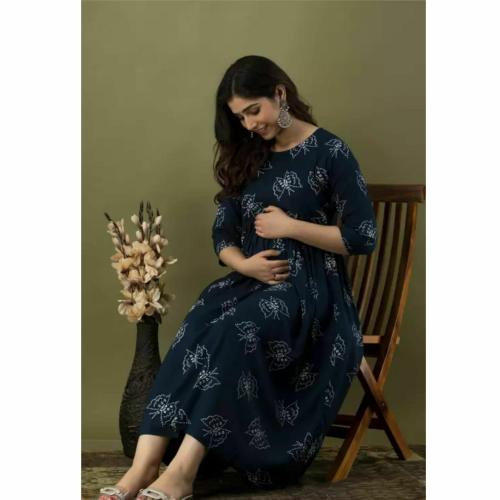 RANGRAIL Feeding dresses for women with zip Maternity Dresses Feeding kurta Maternity Gown / Feeding Topwear / Feeding Kurtis & Kurta /baby feeding dress for zip/maternity anarkali kurti/breast feeding kurti
