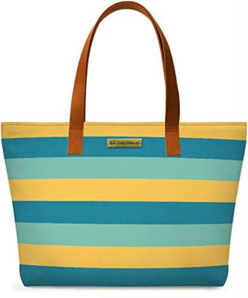 DailyObjects Womens Multicolor Tote Bag (Trop-Line-Dob-Fat-Tot-Bag)