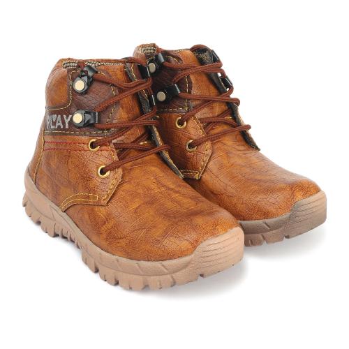 Freeplay Tan Casual Boots for Kids & Boys