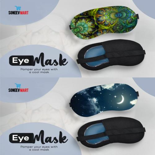 SONEEV MART Luxurious Gel Eye Mask for Soothing Relaxation and Stress Relief Reusable and Cold Therapy Ideal for Puffy Eyes, Dark Circles Headache Relief