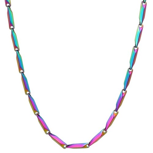 SHILPMART Classic Stainless Steel Silver Box Chain Necklace Silver Plated Chain Incomplete