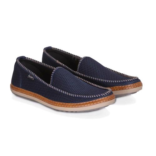 Big Boon Men Moccasin Shoes (Blue)